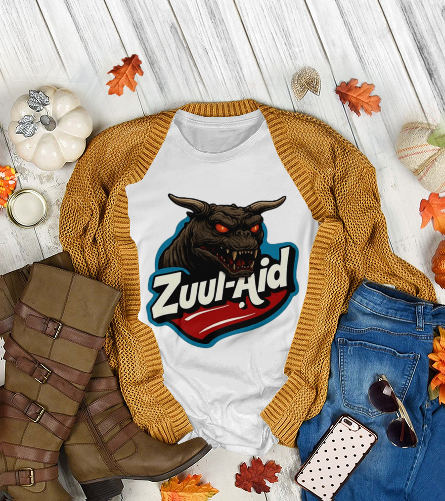 Zuul Aid Ghostbusters Demon Red Eyes Monster T-Shirt