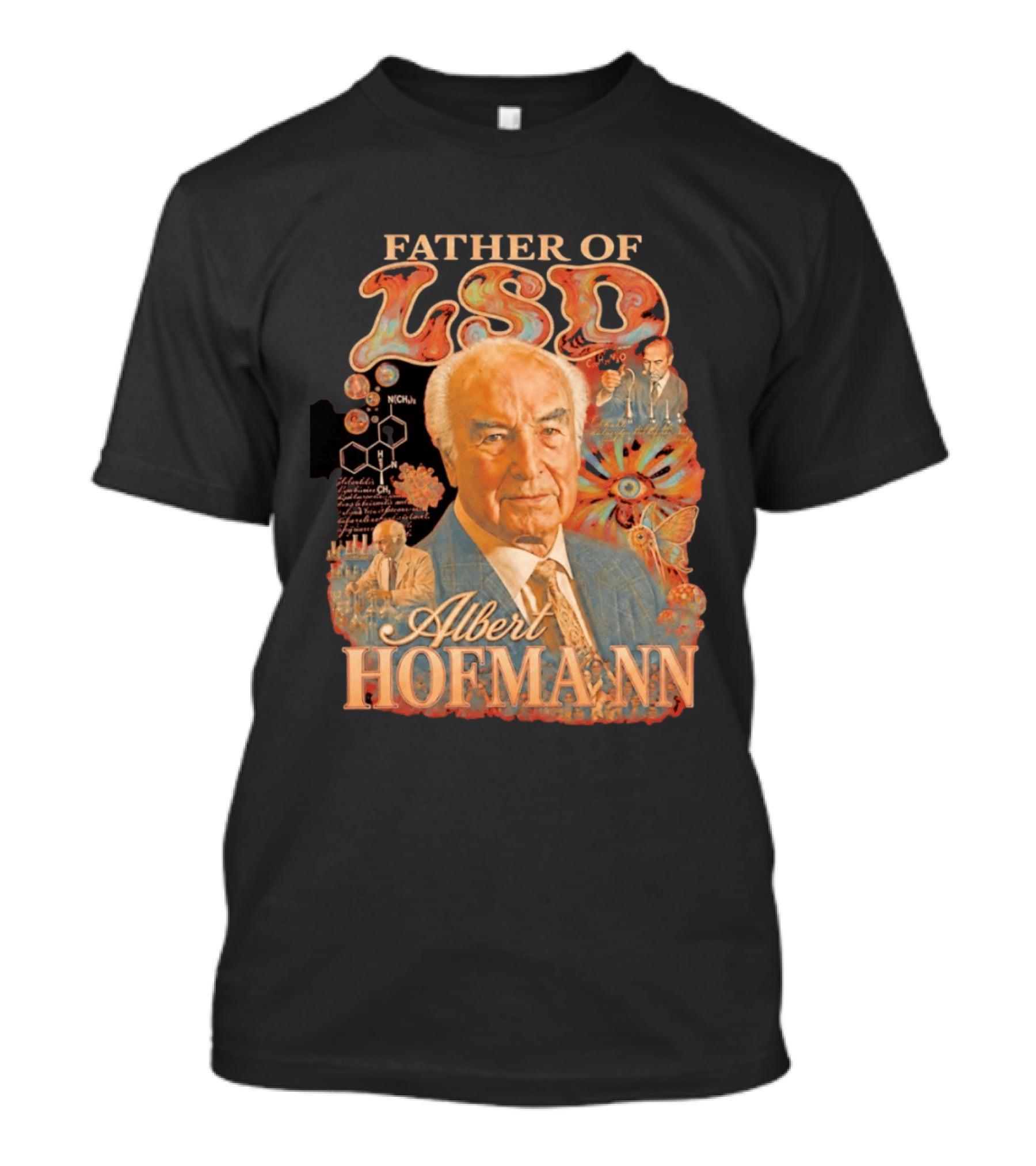 Father Of LSD Albert Hofmann Psychedelic T-Shirt