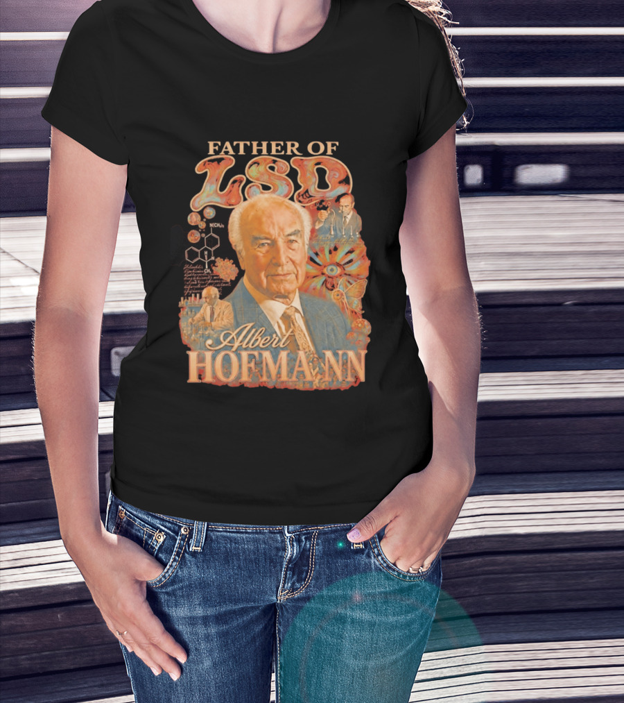 Father Of LSD Albert Hofmann Psychedelic T-Shirt