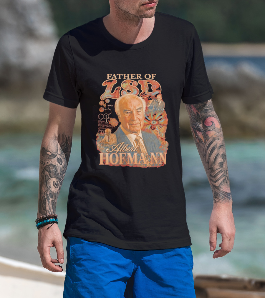 Father Of LSD Albert Hofmann Psychedelic T-Shirt
