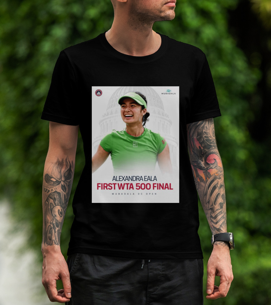 Alexandra Eala First WTA 500 Final Mubadala DC Open Capitol Building T-Shirt