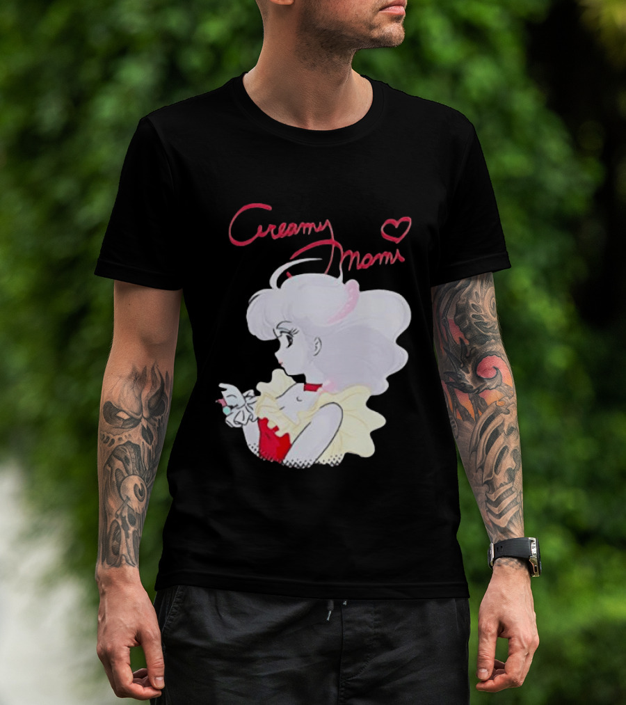 Magical Angel Creamy Mami Anime Character With Heart And Butterfly T-Shirt