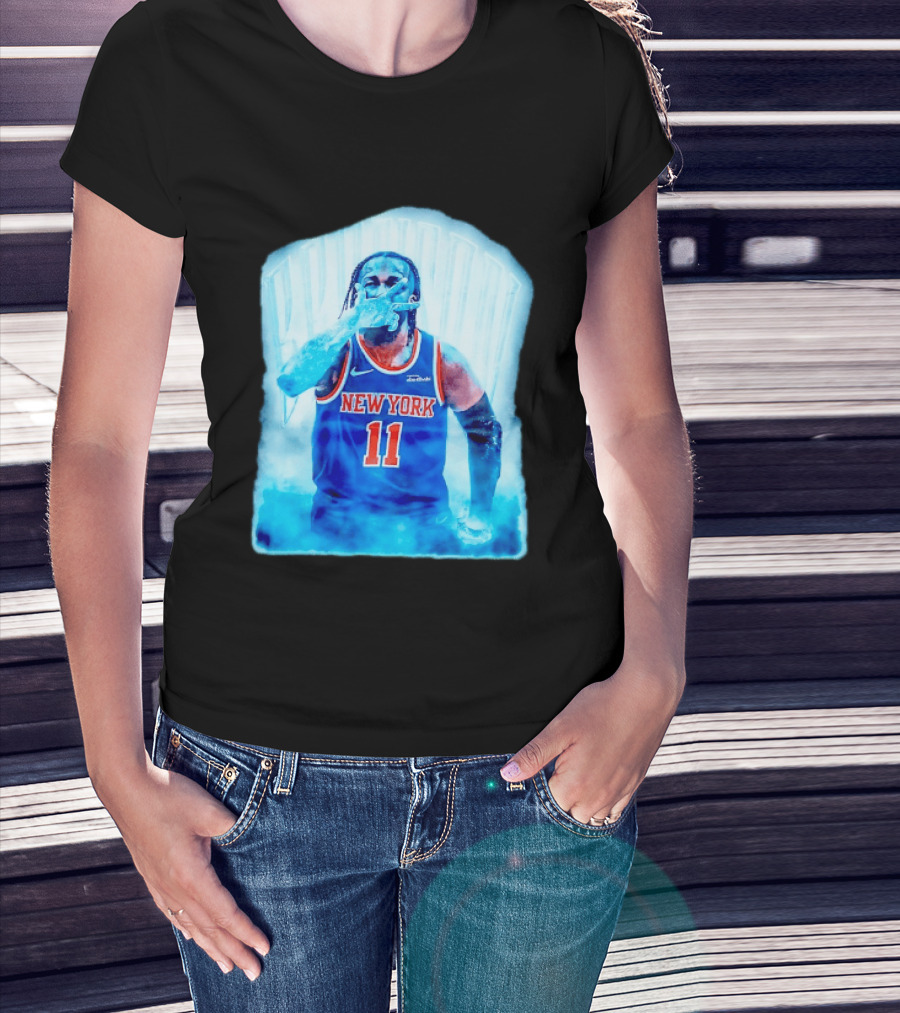 Jalen Brunson New York Knicks Number 11 NBA Basketball Player T-Shirt