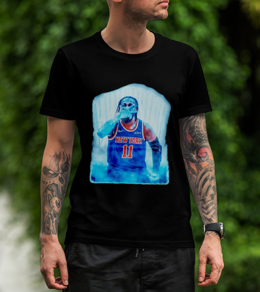 Jalen Brunson New York Knicks Number 11 NBA Basketball Player T-Shirt