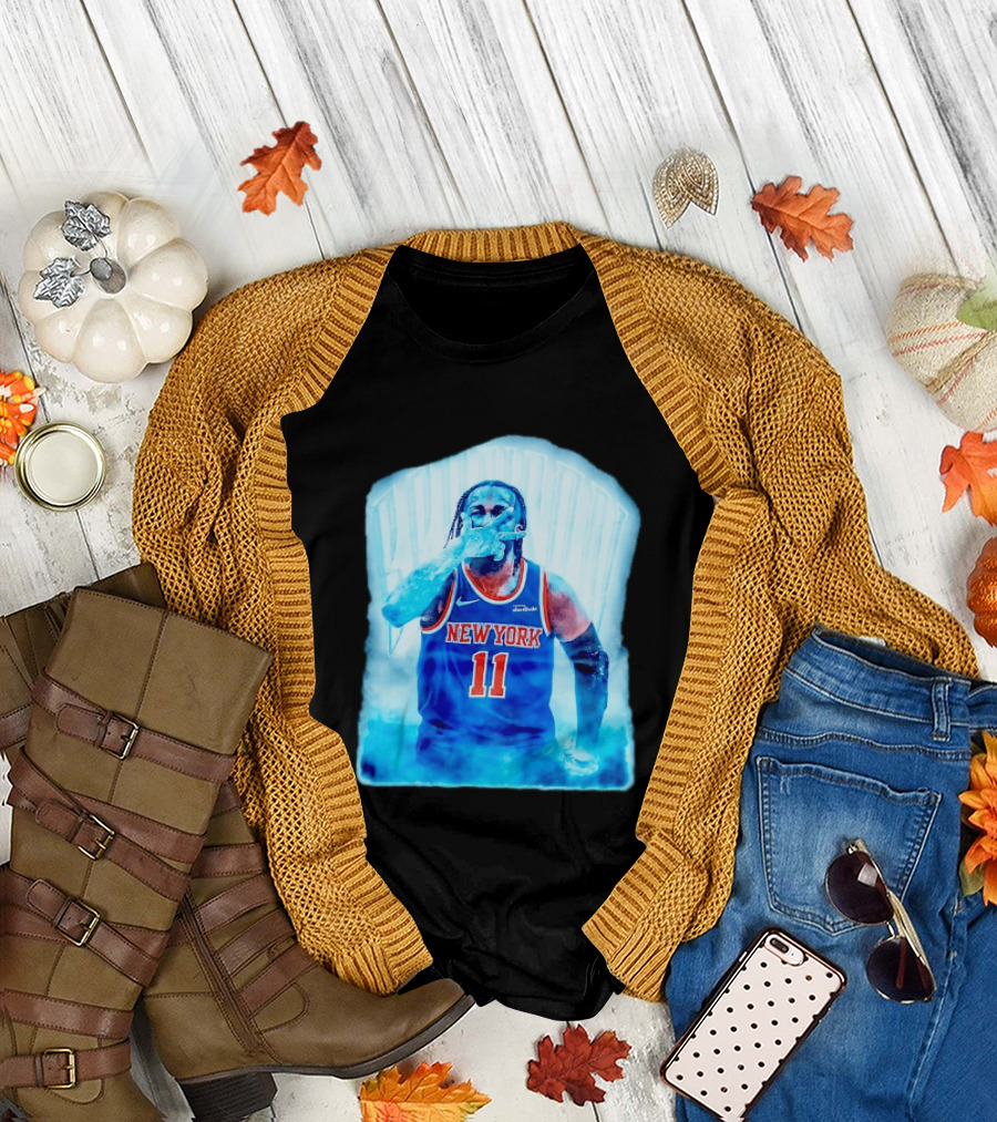 Jalen Brunson New York Knicks Number 11 NBA Basketball Player T-Shirt