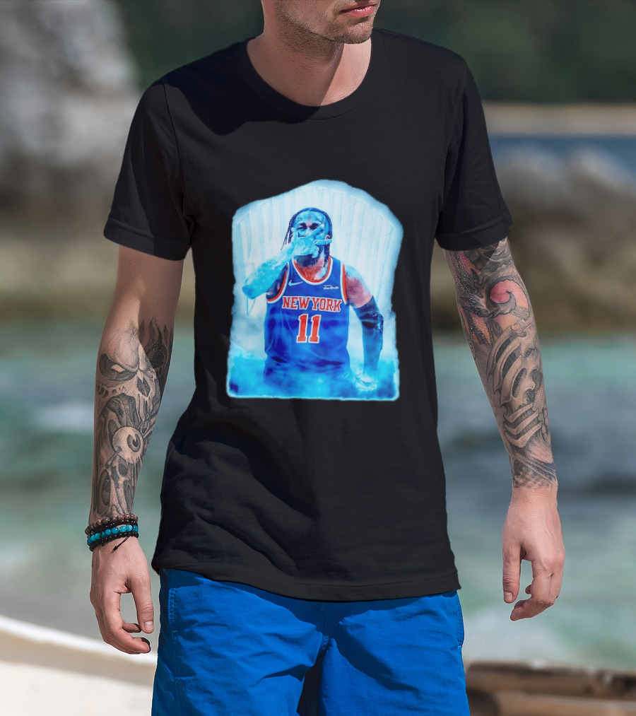 Jalen Brunson New York Knicks Number 11 NBA Basketball Player T-Shirt