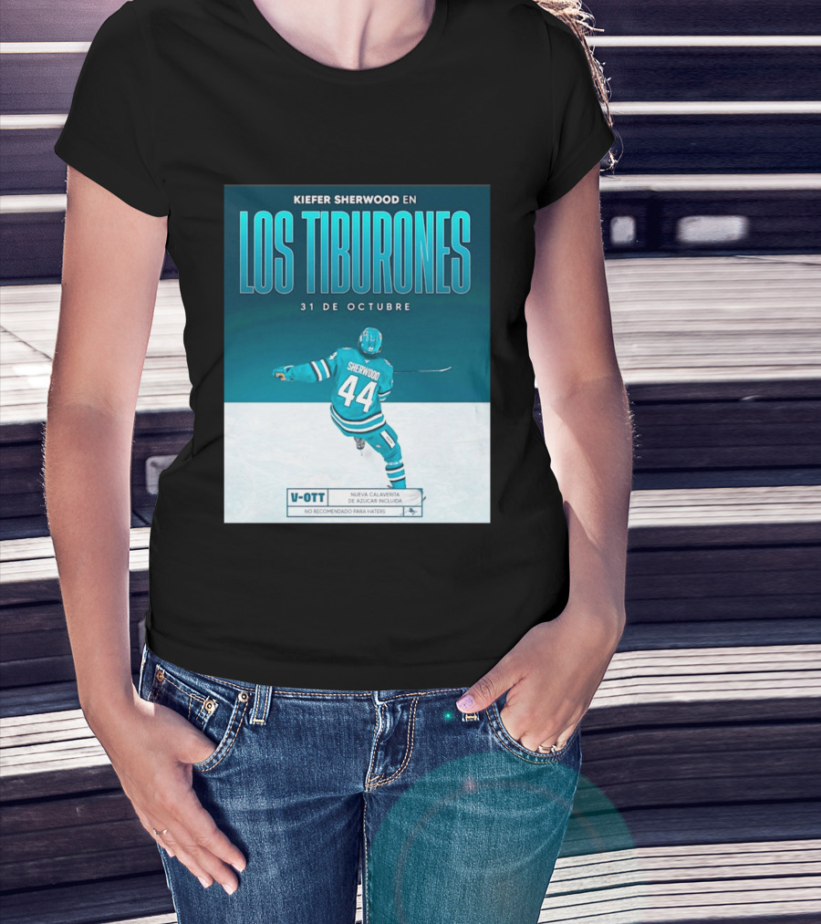 Kiefer Sherwood En Los Tiburones 31 De Octubre V OTT Nueva Calaverita De Azúcar Incluida T-Shirt