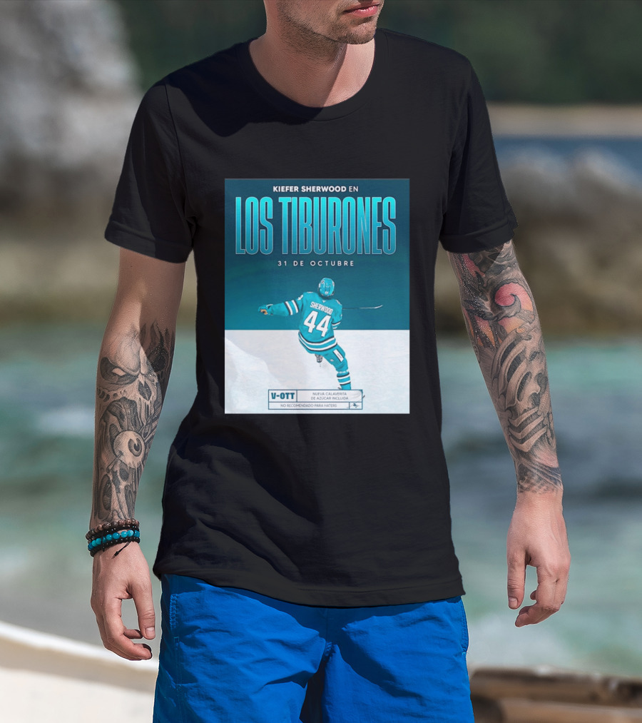 Kiefer Sherwood En Los Tiburones 31 De Octubre V OTT Nueva Calaverita De Azúcar Incluida T-Shirt