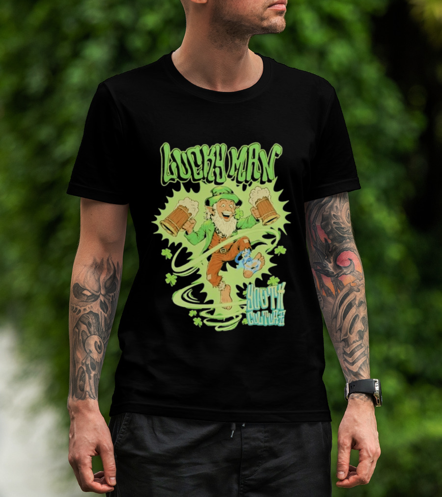 Lucky Man Leprechaun Youth Culture More Than Movement St Patricks Day T-Shirt