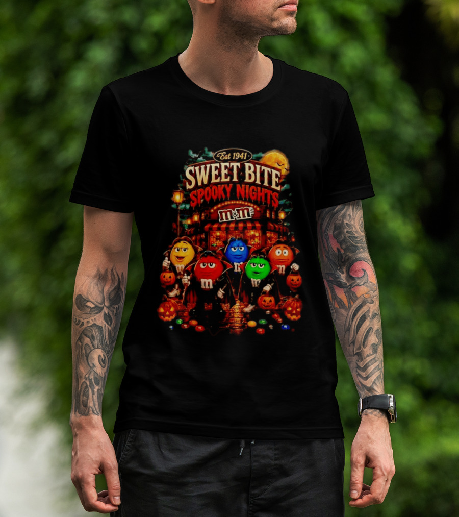 Est 1941 M&M's Sweet Bite Spooky Nights Halloween T-Shirt