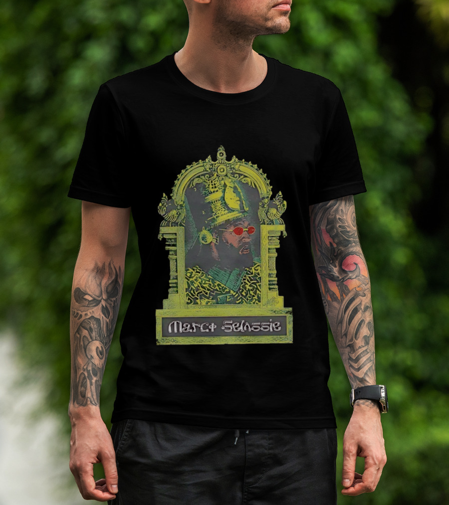 Marcf Selassie Bootleg Rap Ornate T-Shirt