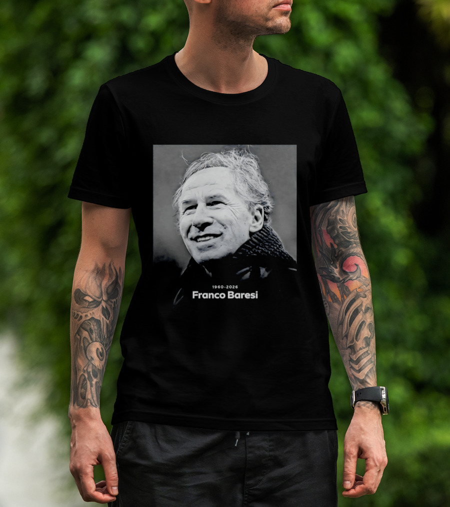 Franco Baresi 1960 2026 Memorial AC Milan T-Shirt