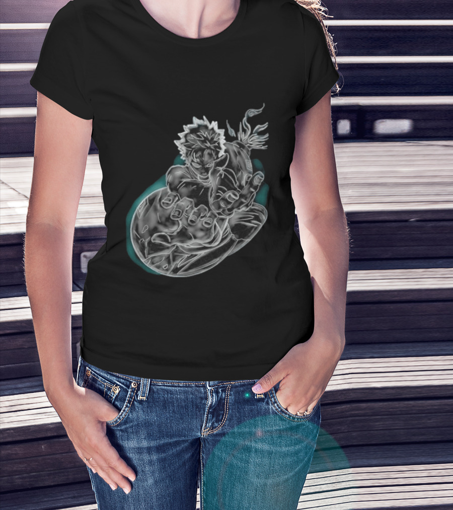 Megumi Fushiguro Ten Shadows Jujutsu Kaisen Dynamic Pose T-Shirt