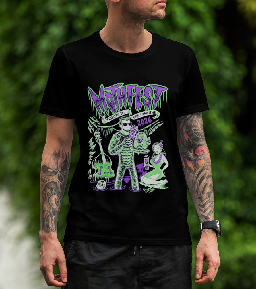 Mothfest Tribute To Dan Lamothe 2026 Creature T-Shirt