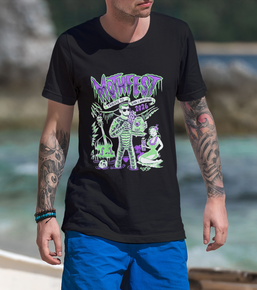 Mothfest Tribute To Dan Lamothe 2026 Creature T-Shirt