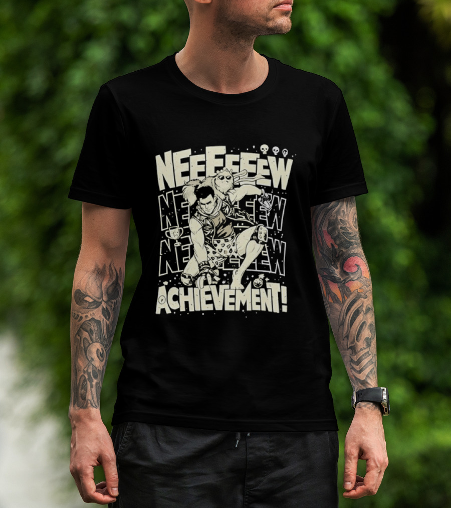 NEEEEW NEEEW NEEEW NEEEW ACHIEVEMENT Gaming Video Game Gamer T-Shirt