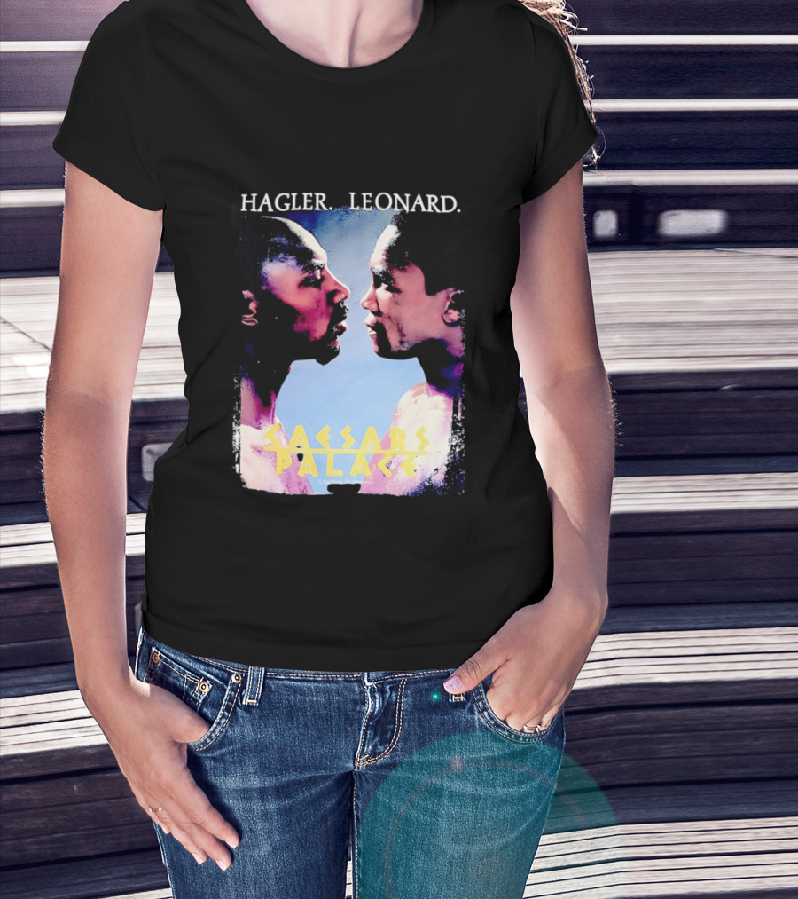 Hagler Leonard Caesars Palace Boxing Match Showdown T-Shirt