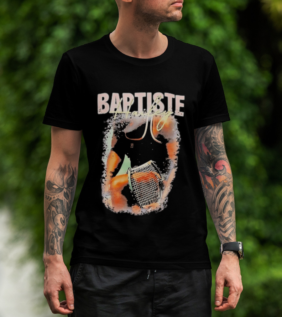 Baptiste Hailey Tennis Player With Racket T-Shirt