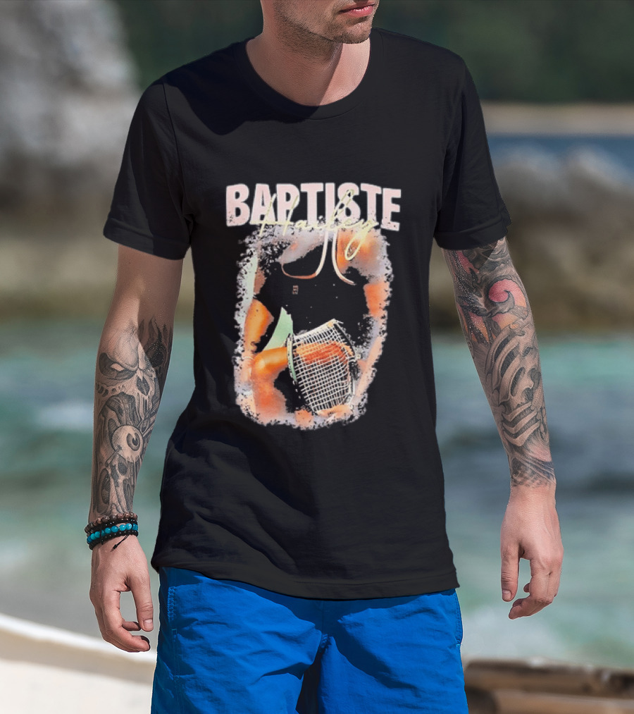 Baptiste Hailey Tennis Player With Racket T-Shirt