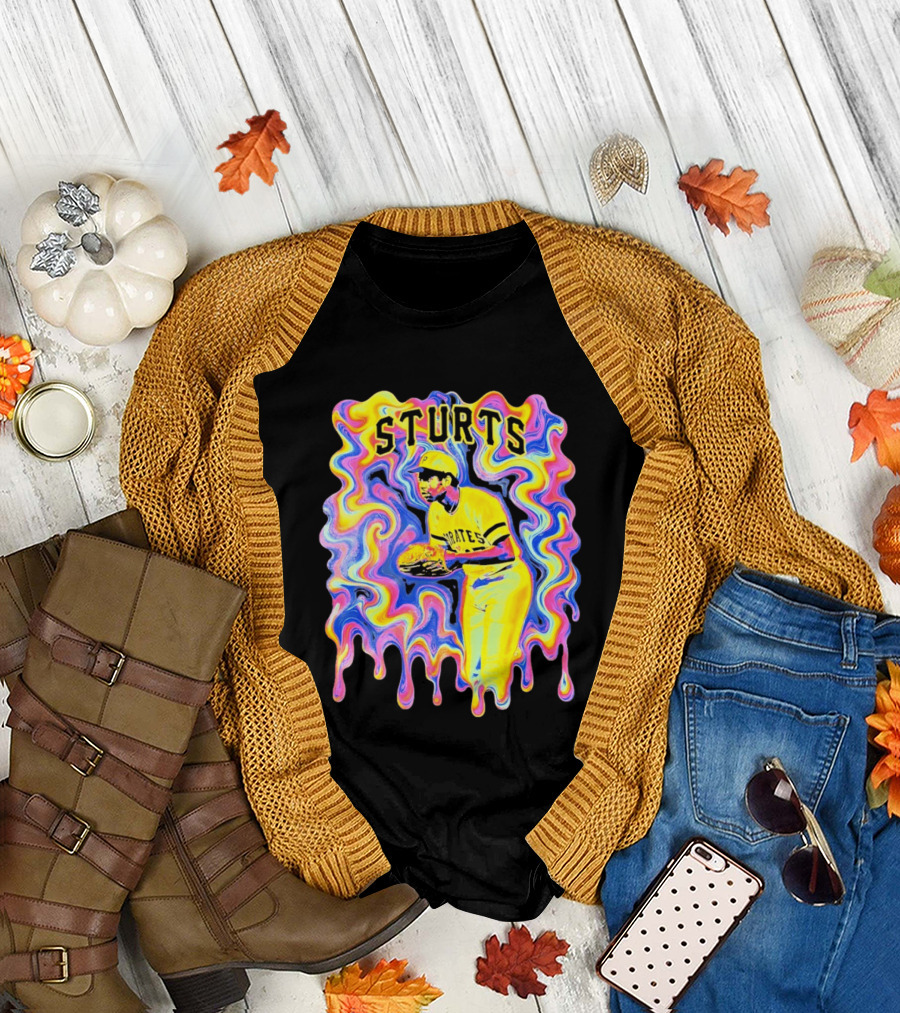Sturts Willie Stargell Pittsburgh Pirates Psychedelic T-Shirt