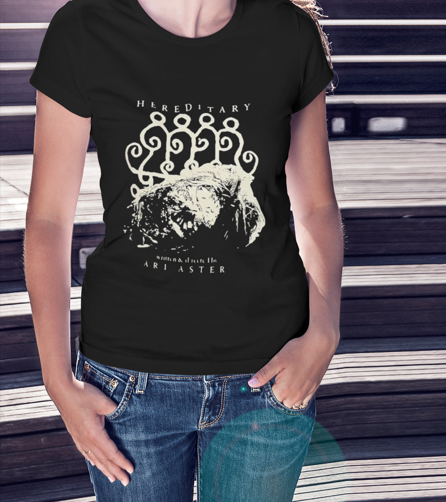 Hereditary Written And Directed By Ari Aster Spiral T-Shirt