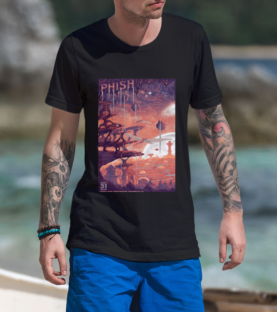 Phish Concert Alpharetta GA July 31 2021 T-Shirt