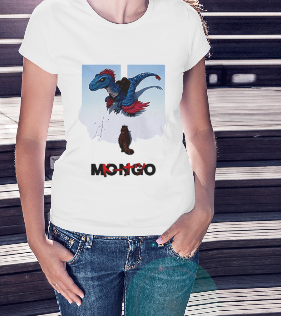 Mongo Raptor Cat Donatsu By U Mashermello Dinosaur T-Shirt