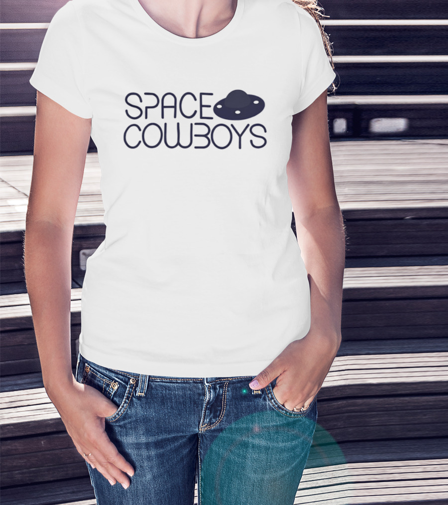 Space Cowboys UFO Sci Fi Cowboy Fusion T-Shirt