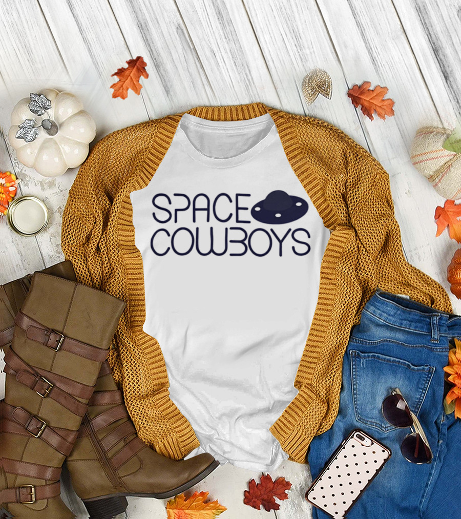 Space Cowboys UFO Sci Fi Cowboy Fusion T-Shirt
