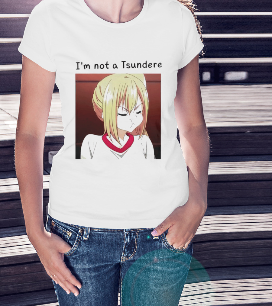 I'm Not A Tsundere Mai Kawakami Anime Character Expression T-Shirt