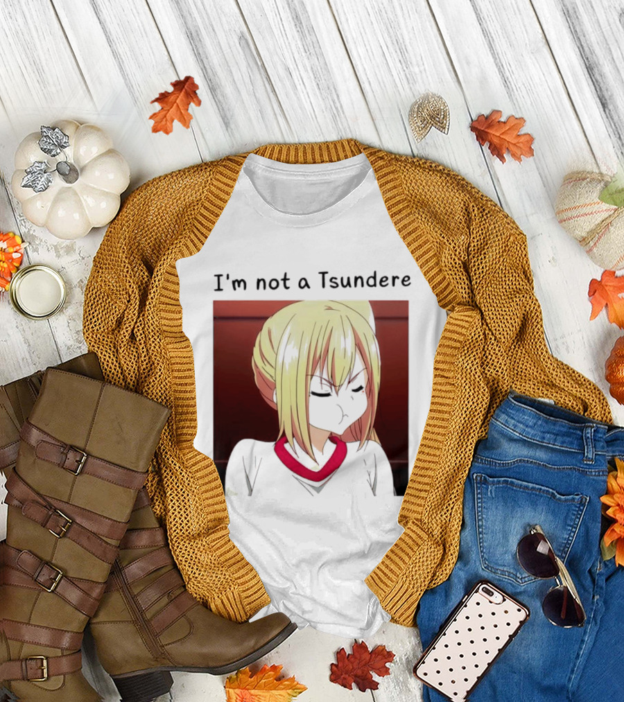 I'm Not A Tsundere Mai Kawakami Anime Character Expression T-Shirt
