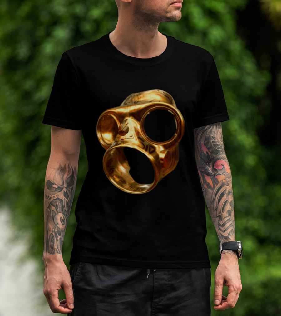 Sid The 3Rd Shop Store Gold Mask Ring T-Shirt