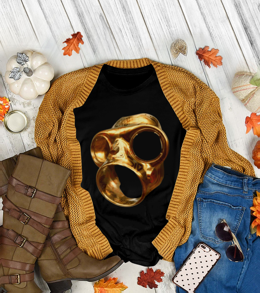 Sid The 3Rd Shop Store Gold Mask Ring T-Shirt