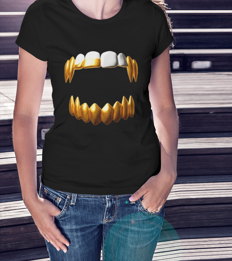 Sid The 3Rd Shop Store Gold Teeth Grillz T-Shirt