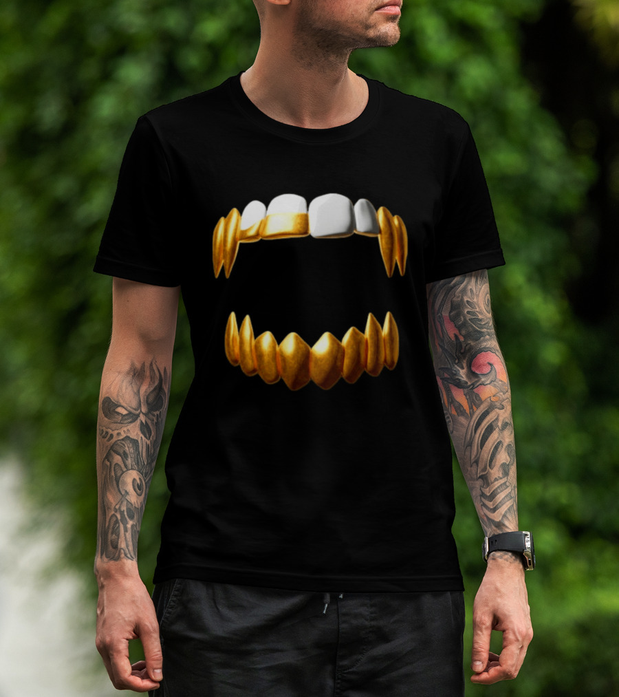 Sid The 3Rd Shop Store Gold Teeth Grillz T-Shirt