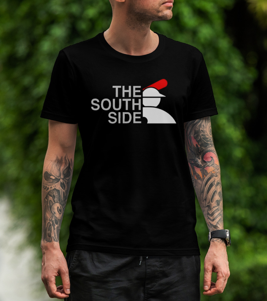 The South Side Baseball Icon With Red Cap T-Shirt