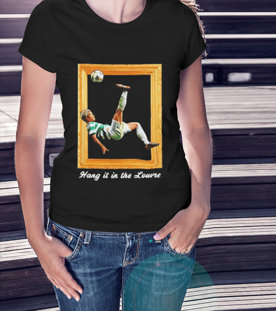 Kyogo Furuhashi Celtic FC Hang It In The Louvre Soccer Art футболка T-Shirt