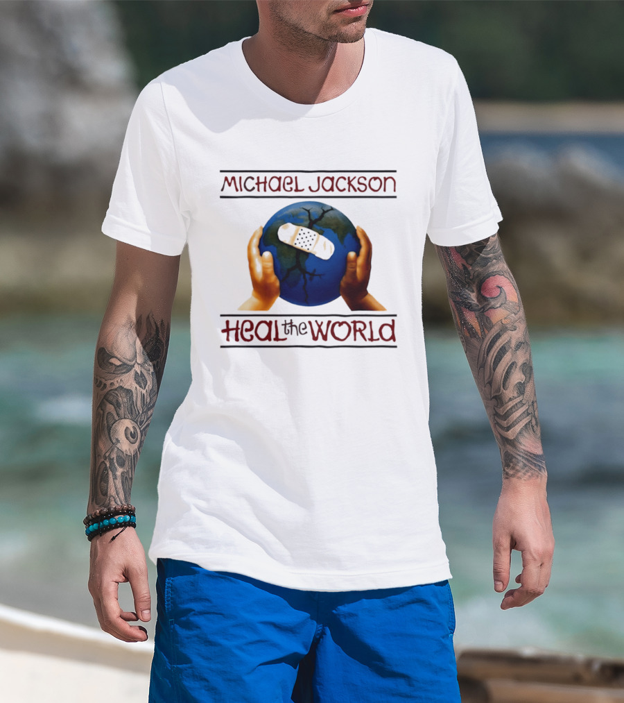 Michael Jackson Heal The World King Of Pop T-Shirt