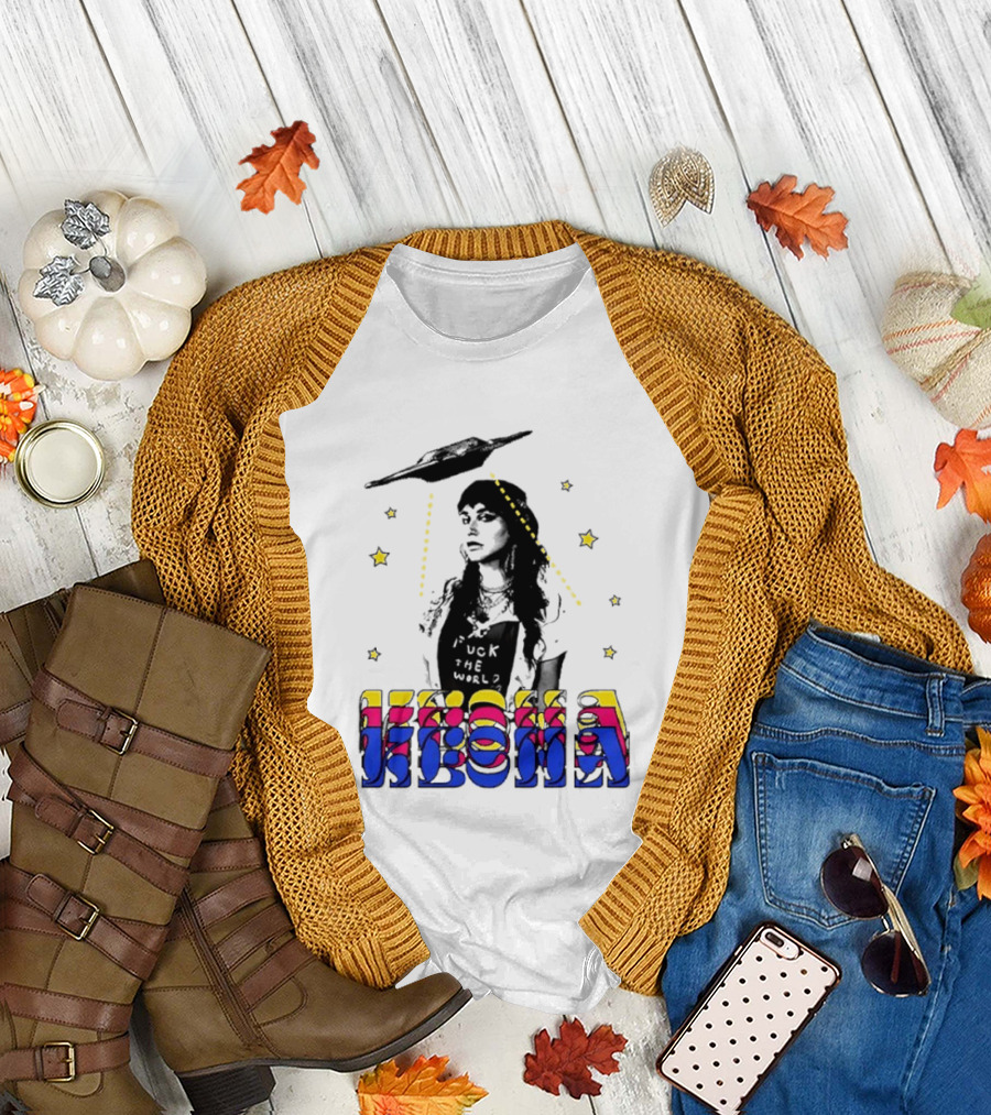 Kesha UFO Space Stars Tie Dye T-Shirt