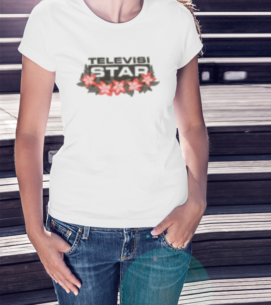 Televisi Star Island Bloom White Catalog Store T-Shirt