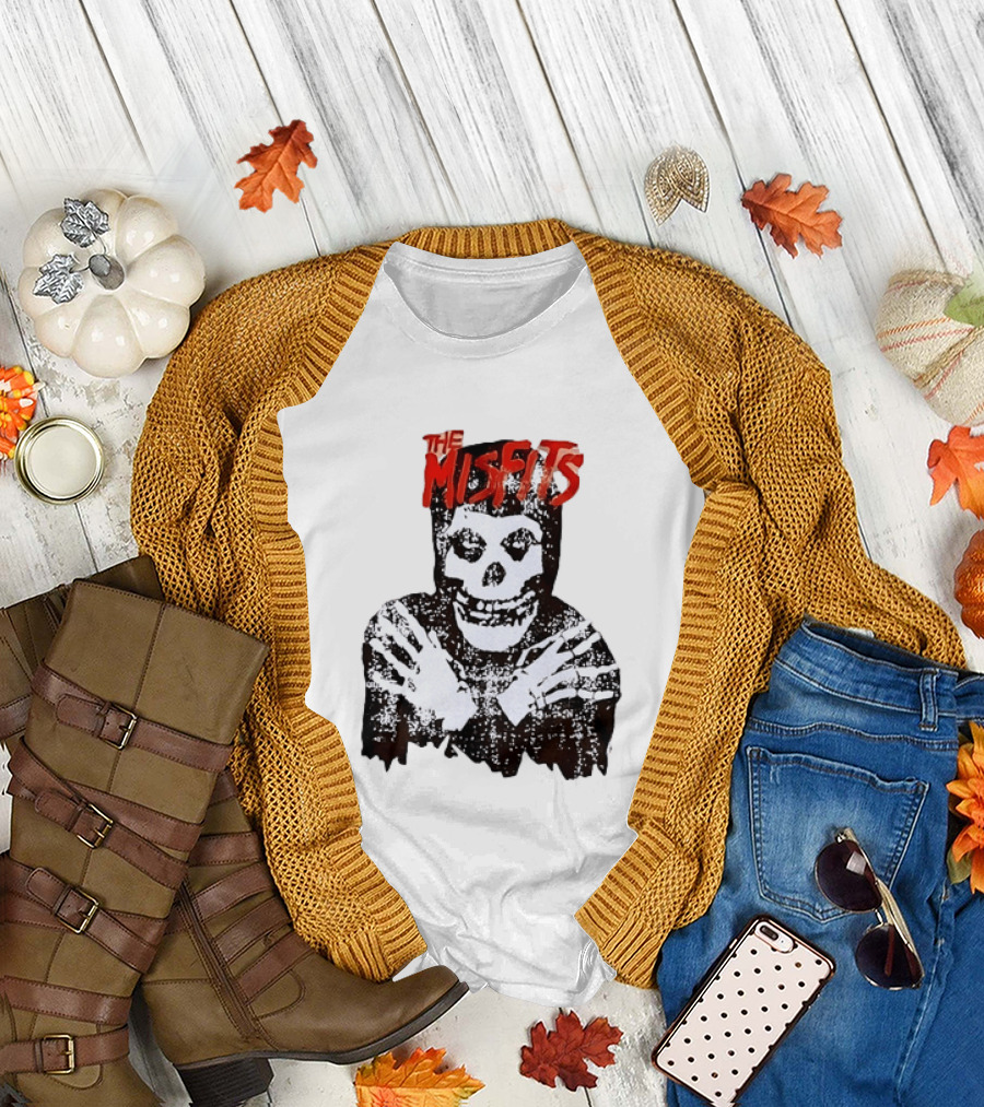 The Misfits Crimson Ghost Skull Punk Rock T-Shirt