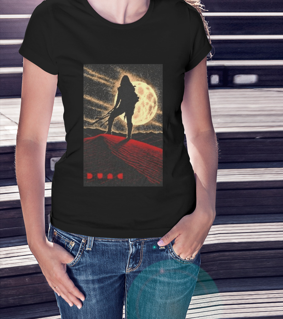 Paul Atreides Dune Arrakis Desert Moon Scene T-Shirt