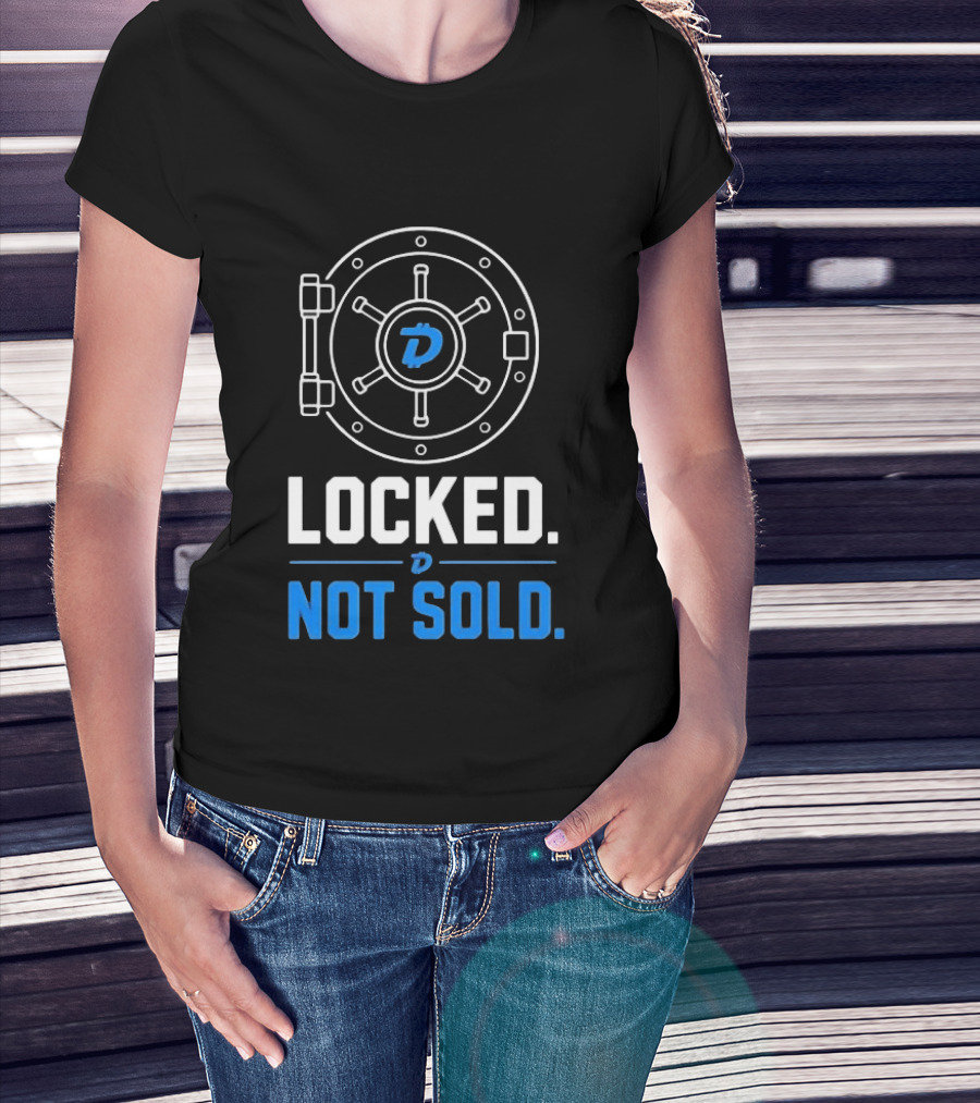Digibyte Cryptocurrency Vault Locked Not Sold T-Shirt