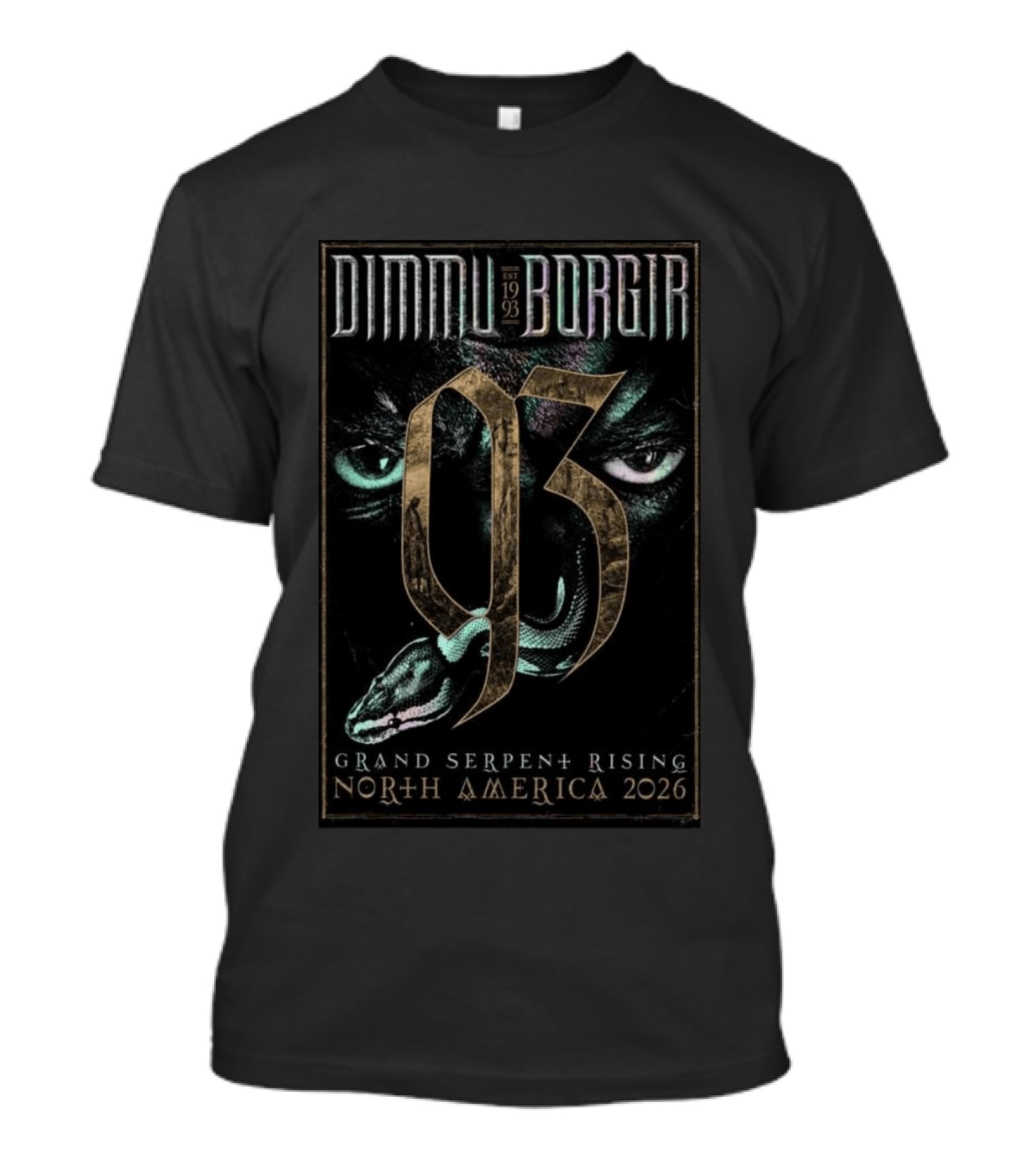 Dimmu Borgir 93 Grand Serpent Rising North America 2026 T-Shirt