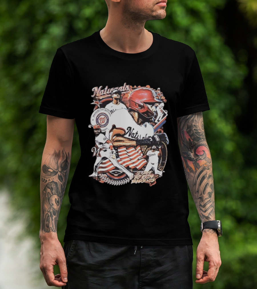 Washington Nationals Legends Baseball Players And Team Highlights T-Shirt