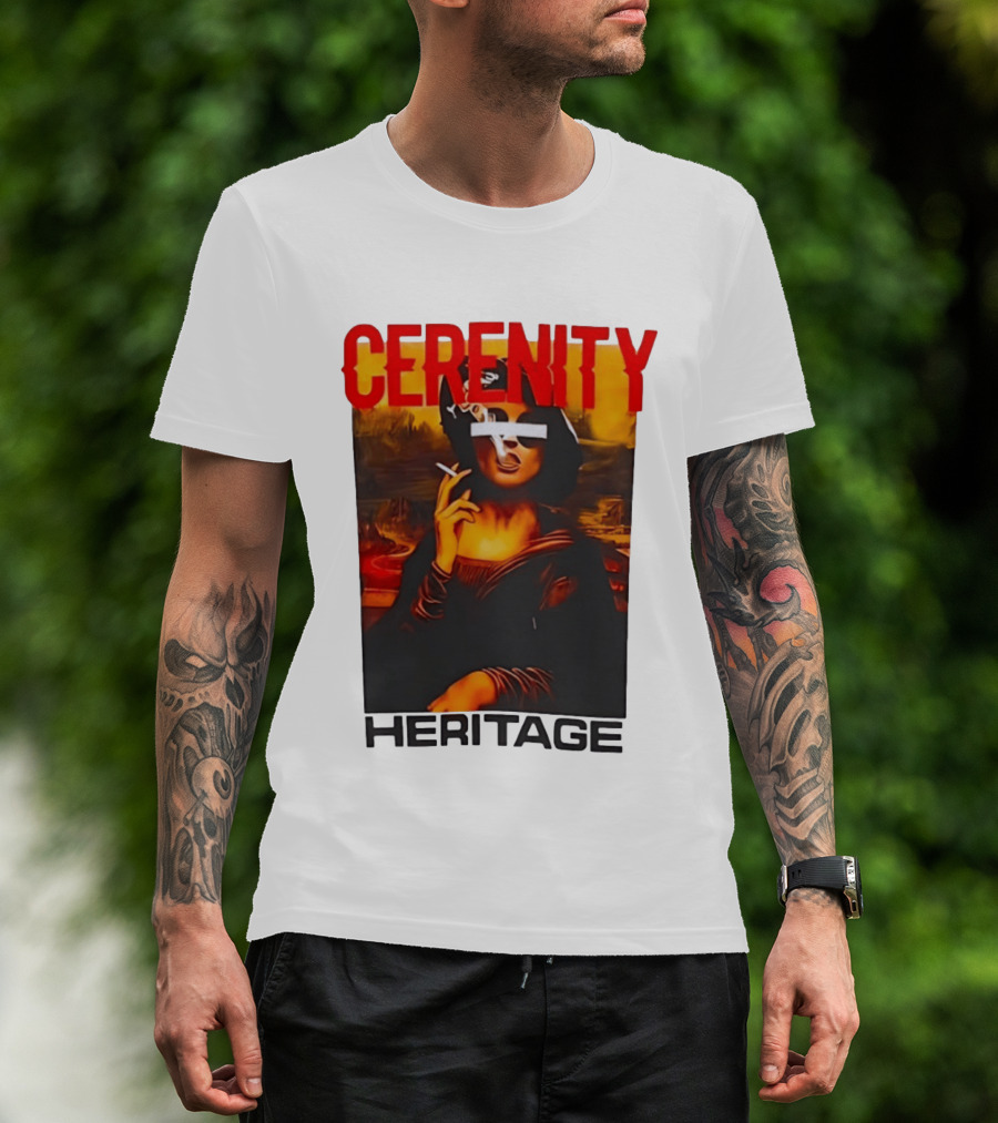 Cerenity Heritage Mona Lisa Smoking T-Shirt