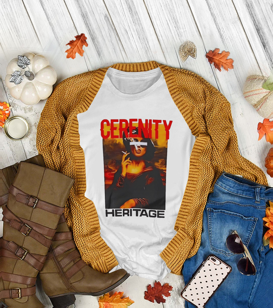 Cerenity Heritage Mona Lisa Smoking T-Shirt