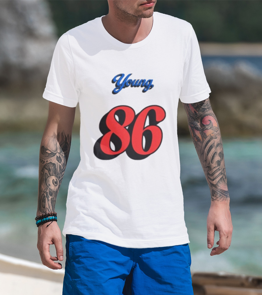 Owl City Store Young 86 Baseball 3 4 Sleeve T-Shirt