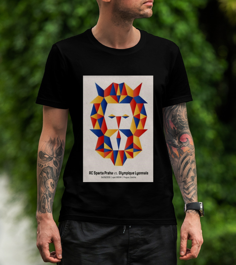 AC Sparta Praha Vs Olympique Lyonnais 2026 Epet ARENA Prague August 4 T-Shirt
