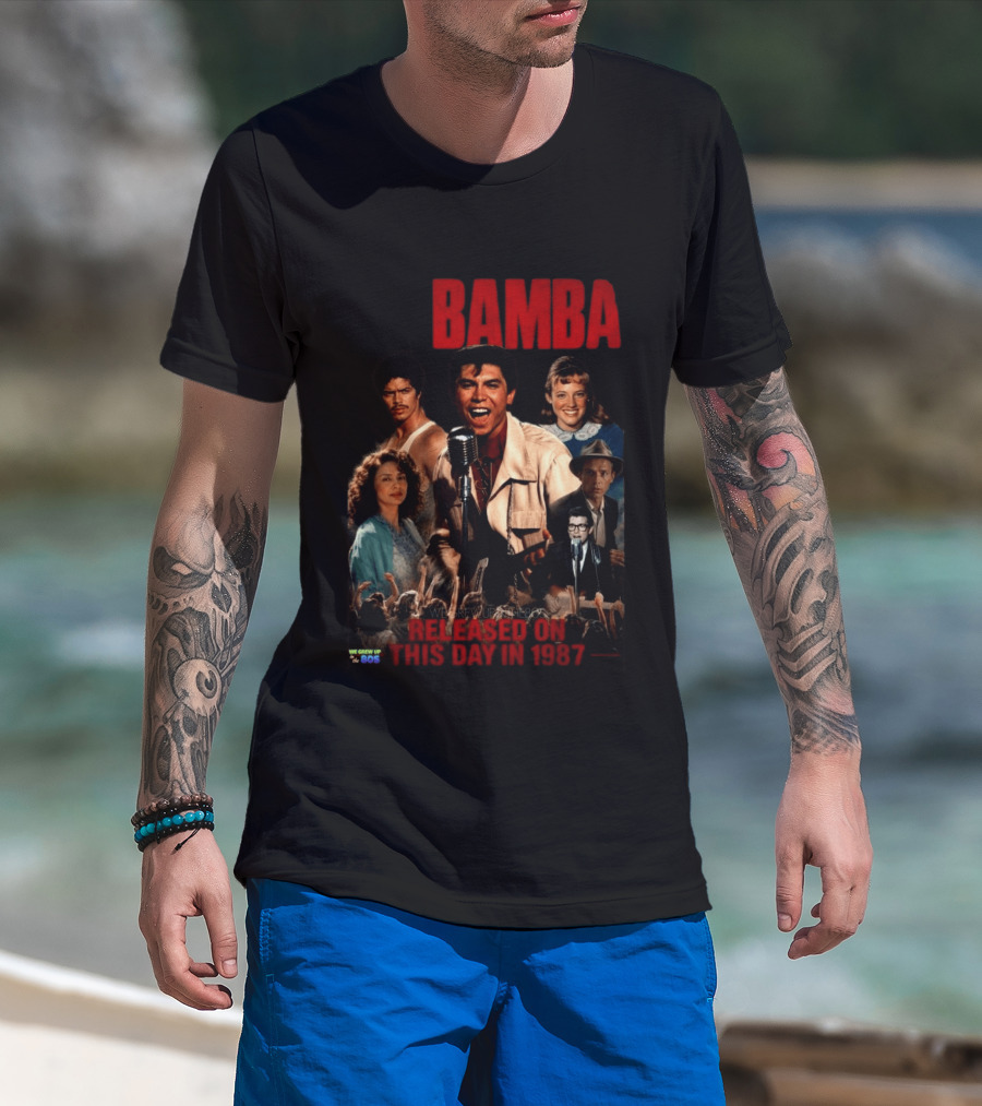 Bamba Released On This Day In 1987 80s Movie T-Shirt